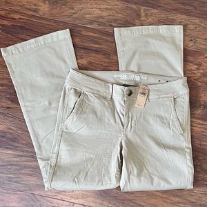 American Eagle - Twill Khaki - Kick Boot - size 12 Short - NWT